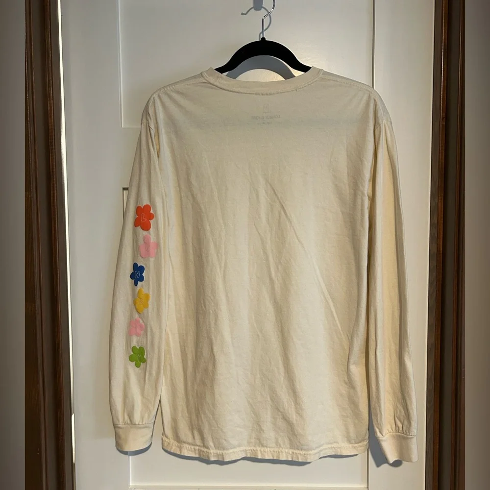 Lonely Ghost Feelings Are Cool Graphic Tee Shirt Long Sleeve Crewneck Medium Top